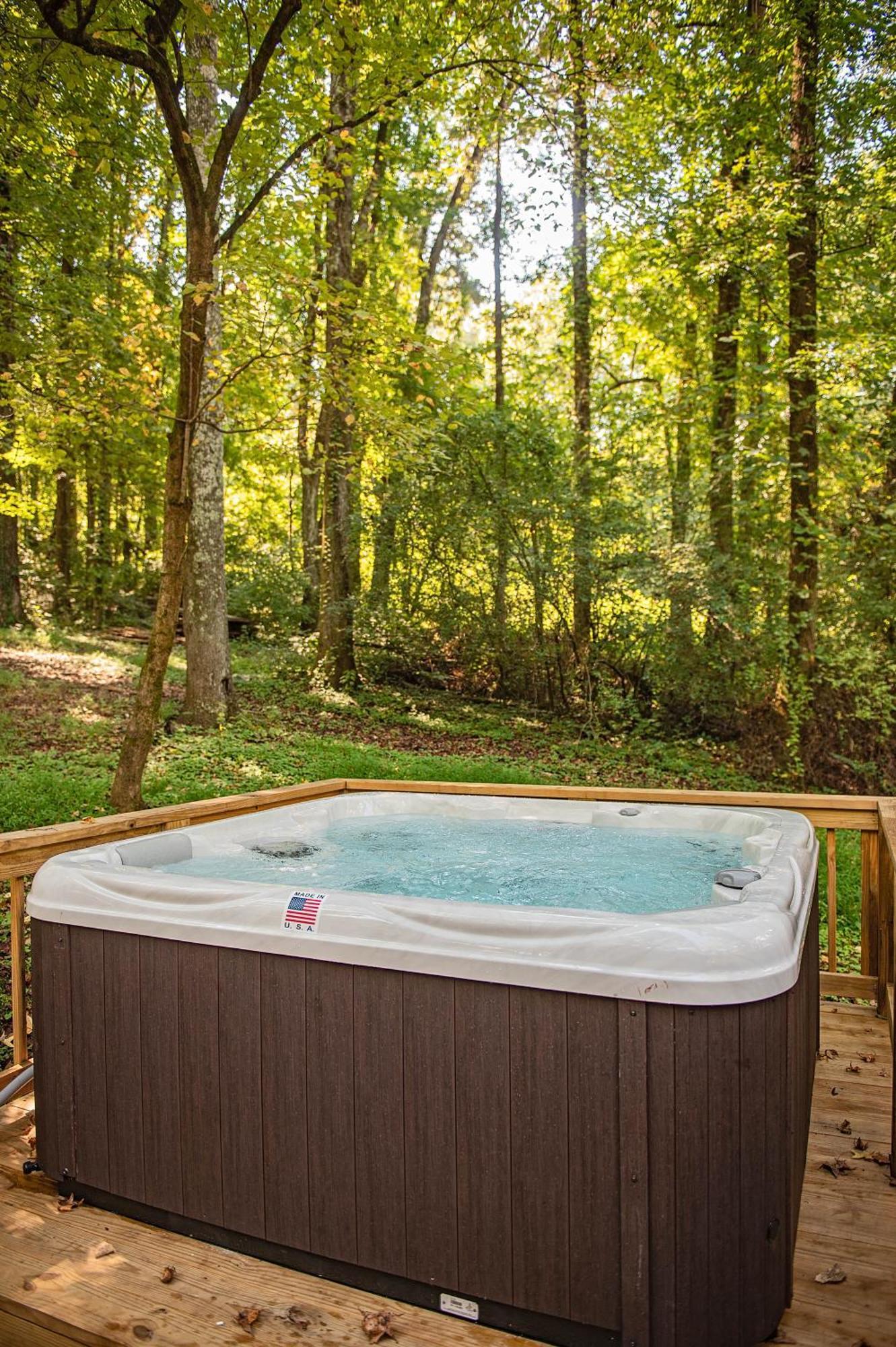 Lena Cabin Wooded Tiny Cabin - Hot Tub Τσαττανούγκα Εξωτερικό φωτογραφία