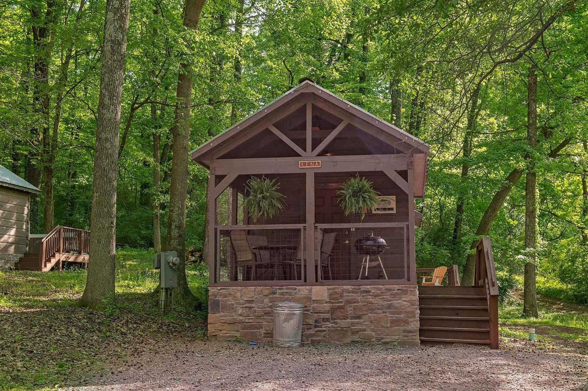 Lena Cabin Wooded Tiny Cabin - Hot Tub Τσαττανούγκα Εξωτερικό φωτογραφία